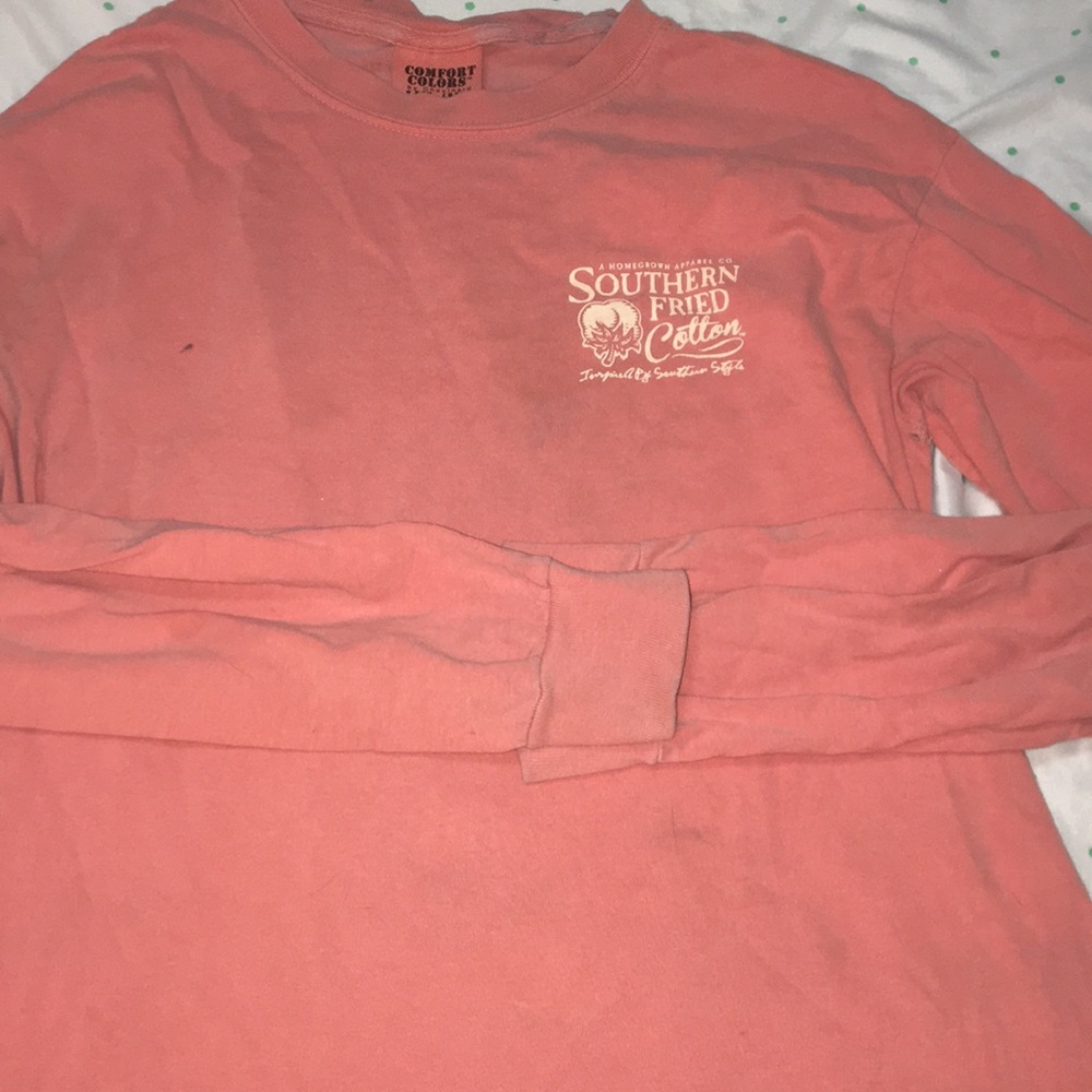 Southern fried cotton long sleeve shirt